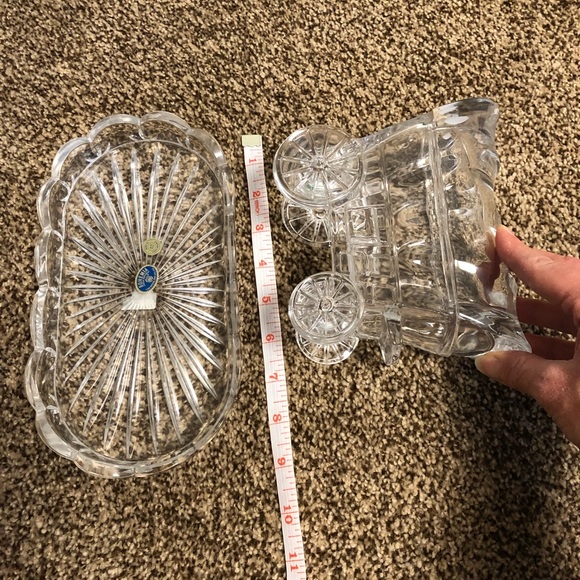 Bohemia crystal butter dish - Picture 3 of 4